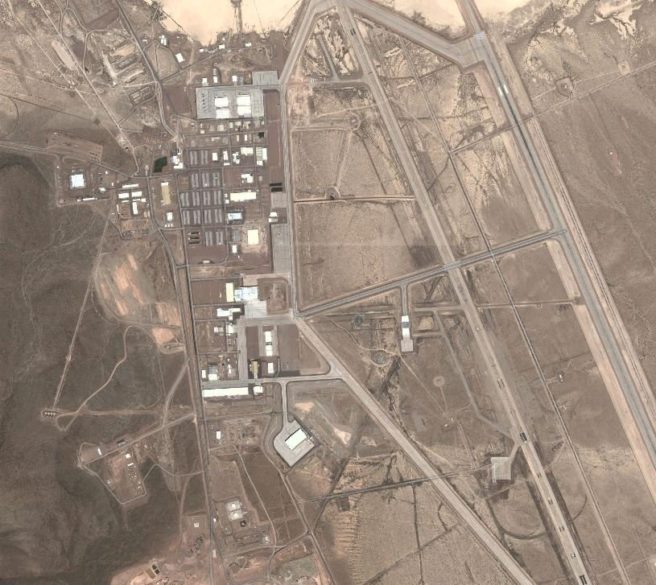 Area 51 Google Maps view