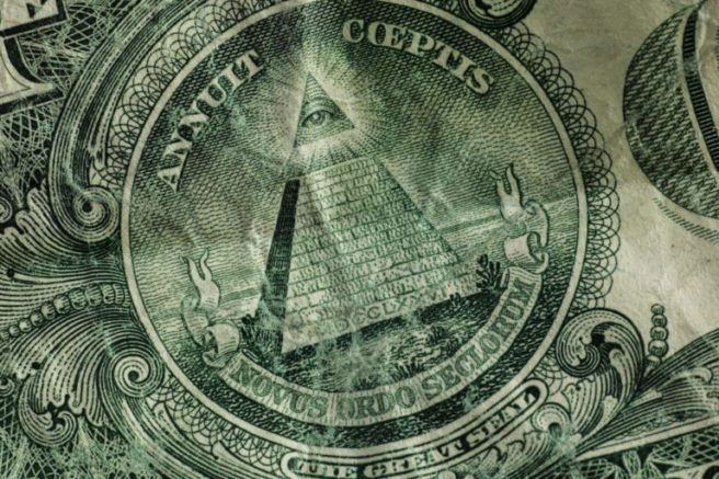 Dollar illuminati symbol